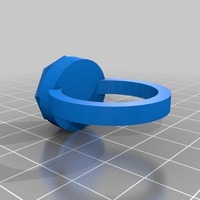 lara faux gem ring - Thumbnail 2