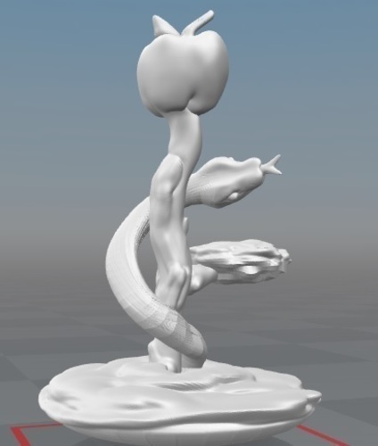 Snake_forbidden_fruit 3D Print 150491