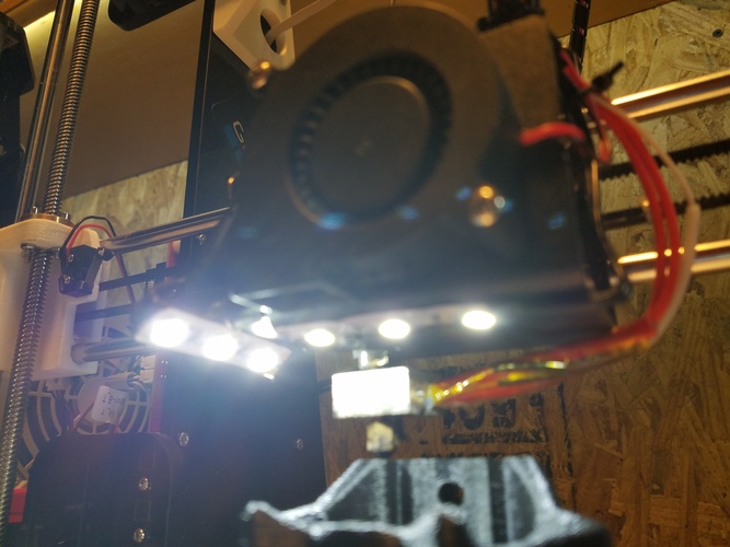 Anet A8 LED Flange 3D Print 150494
