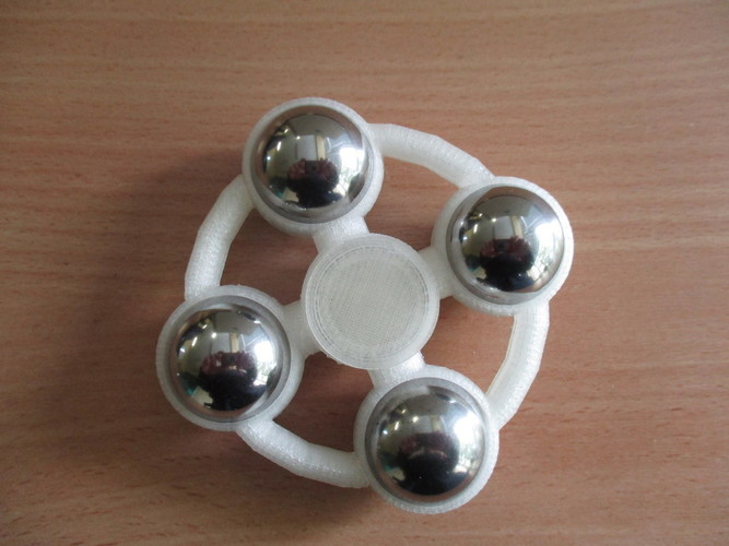 Fidget spinner with balls  3D Print 150496