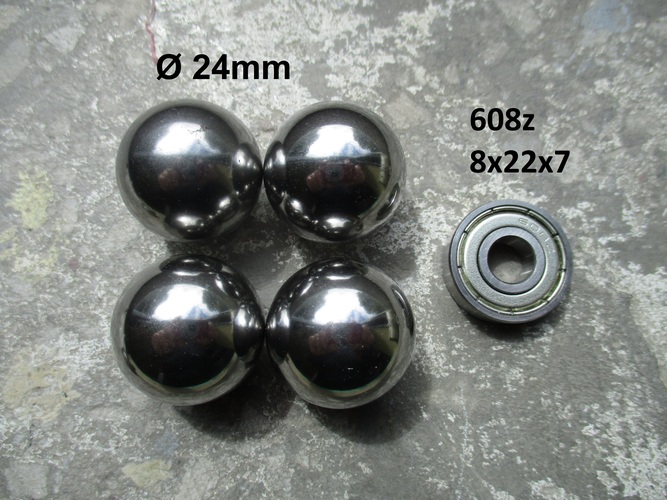 Fidget spinner with balls  3D Print 150506