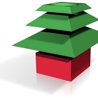 xmas tea light candle holder - Thumbnail 1