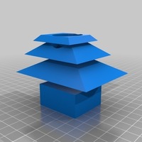 xmas tea light candle holder - Thumbnail 2