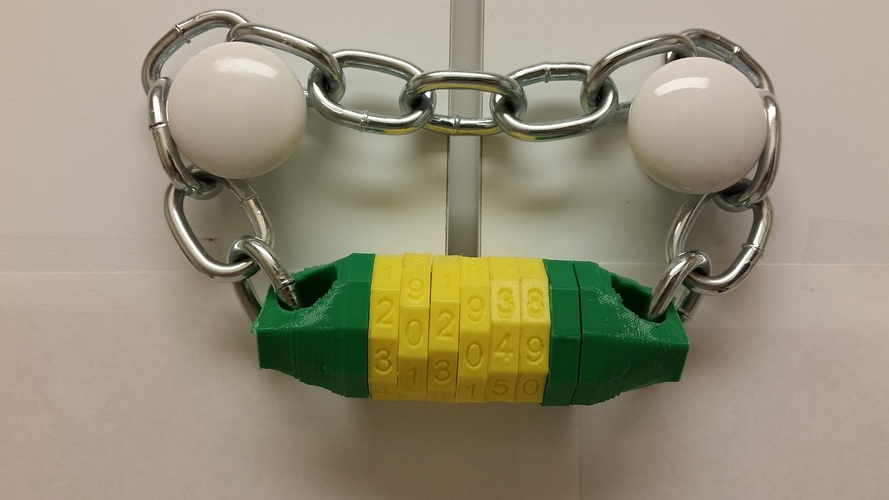 Linear Combination Locks 3D Print 150603