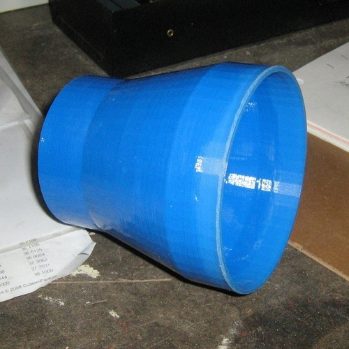 4 Inch by 3 Inch Dust Collector Pipe Adaptor 3D Print 150619