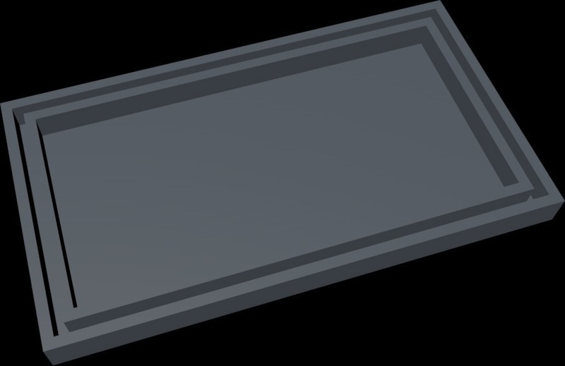 Case Lid for RAMPS 1.4 - Removed Extra Partitions