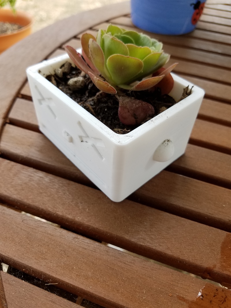 Robot Head Mini-Planter