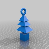 Xmas Tree Pendant / Tree Ornament - Thumbnail 2