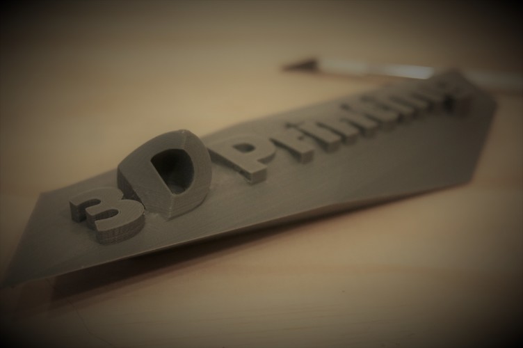 Contemporary 3D Printing Sign 3D Print 150785