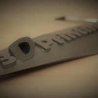 Contemporary 3D Printing Sign - Thumbnail 3