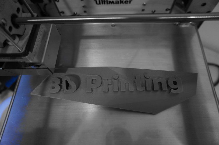 Contemporary 3D Printing Sign 3D Print 150786