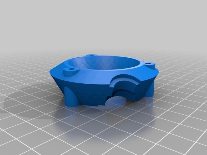 Diamond Hotend Modular Mount Top  3D Print 150797