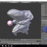 Small blue eyes dragon (progress) 3D Printing 150836