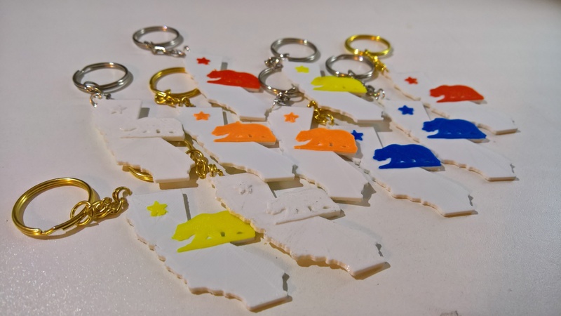 CAlifornia keychain