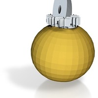 gold xmas decoration - Thumbnail 1