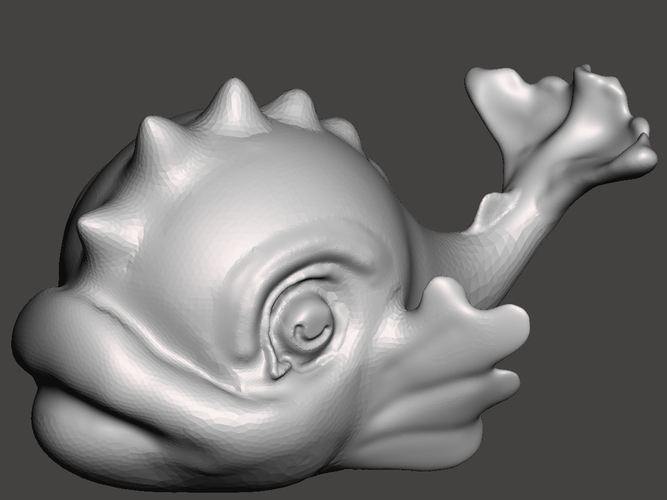 Baby Thames Dolphin Toy 3D Print 150921