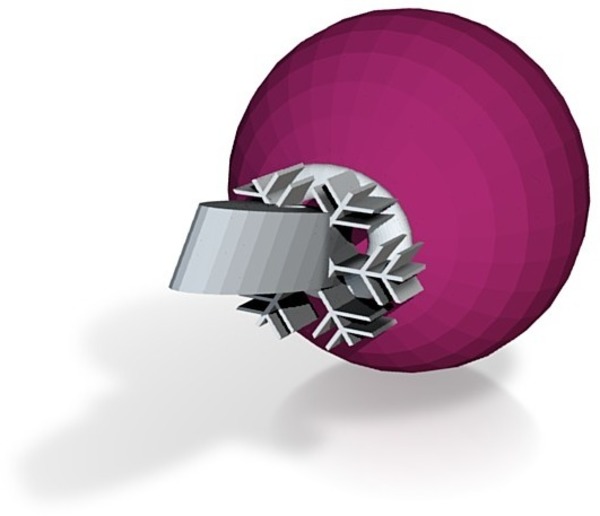 purple xmas decoration