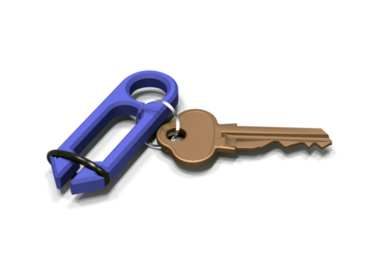 The "Key"per Key Organizer 3D Print 150949