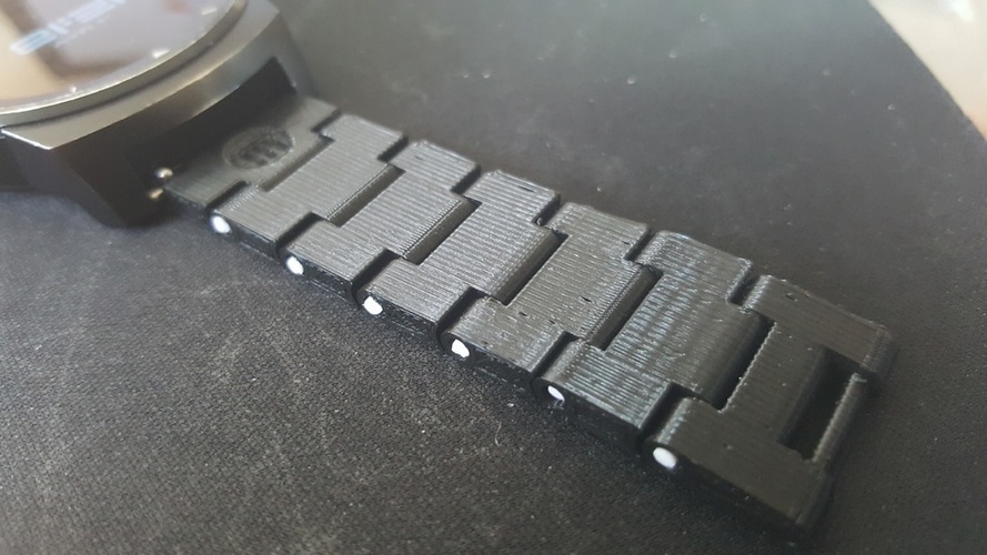 Thin watch band 3D Print 150978