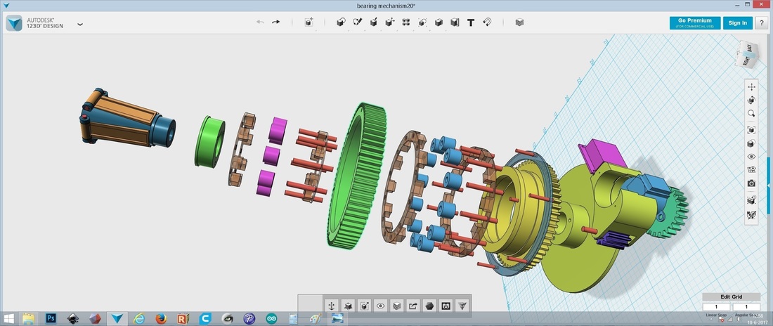 Bearing Mechanism Lamp 3D Print 151034