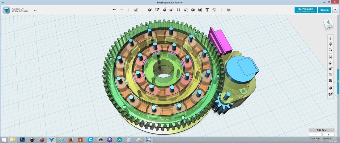 Bearing Mechanism Lamp 3D Print 151035