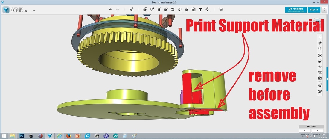 Bearing Mechanism Lamp 3D Print 151036