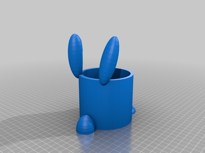bunny full sized coffee mug 3D Print 15106