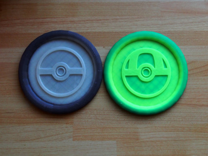 Pokemon Pokeball Coasters  3D Print 151098