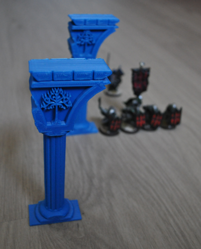 Broken column Gondor Scenography (Warhammer Scenography) 3D Print 151106