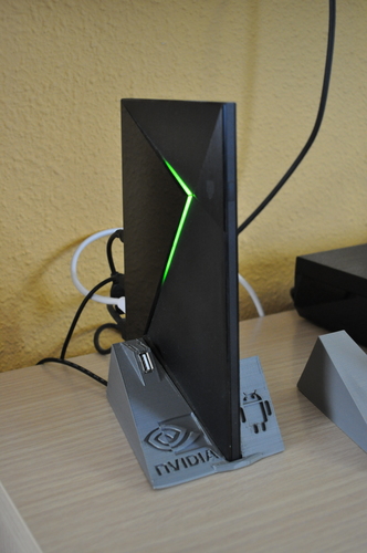 Nvidia Shield TV Stand basement (USB socket) 3D Print 151108