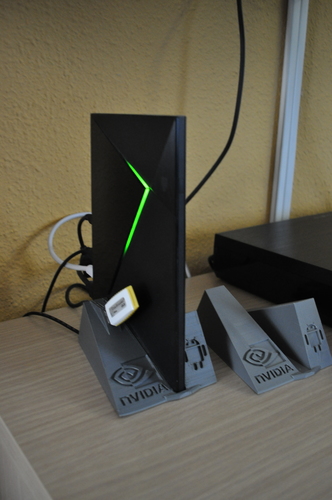 Nvidia Shield TV Stand basement (USB socket) 3D Print 151109