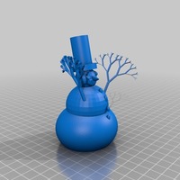 more printer friendly snowman with tophat - Thumbnail 2