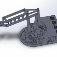 Fully Mechanical Desktop Robot Arm - Thumbnail 11