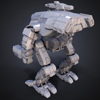 FanArt Battletech Marauder 3D Model Assembly Kit - Thumbnail 3