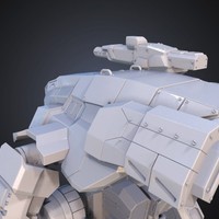 FanArt Battletech Marauder 3D Model Assembly Kit - Thumbnail 11