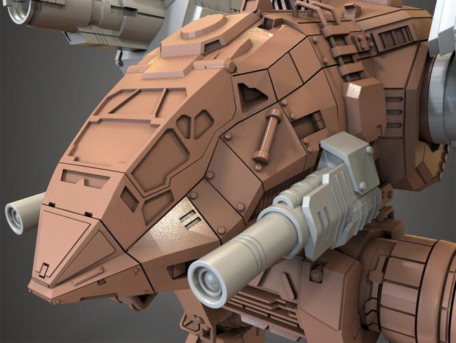 Mechwarrior Catapult Assembly Model, warfare set 3D Print 151211