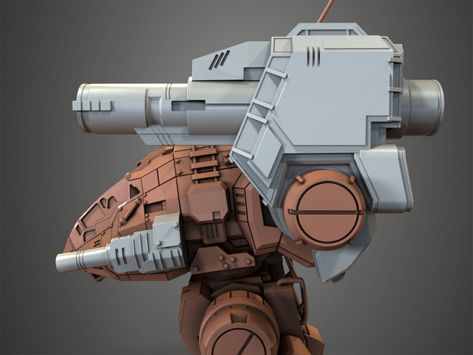 Mechwarrior Catapult Assembly Model, warfare set 3D Print 151213