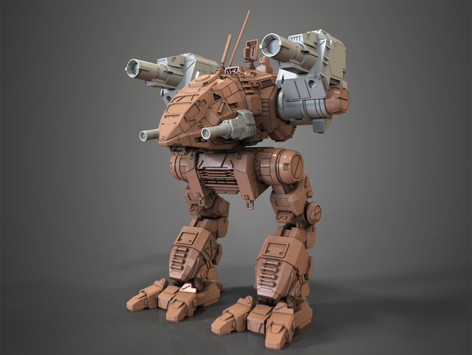 Mechwarrior Catapult Assembly Model, warfare set 3D Print 151216