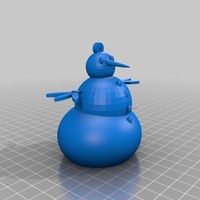 the snowman xmas tree decoration - Thumbnail 2