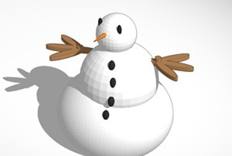 the snowman 3D Print 15132