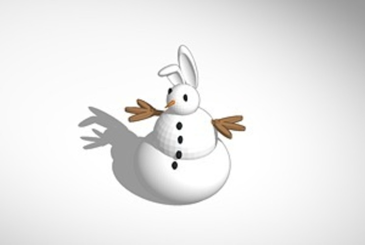 the snow bunny (1) 3D Print 15135