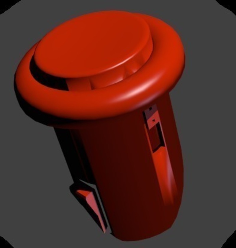 Arcade Button - functional! - Pinshape