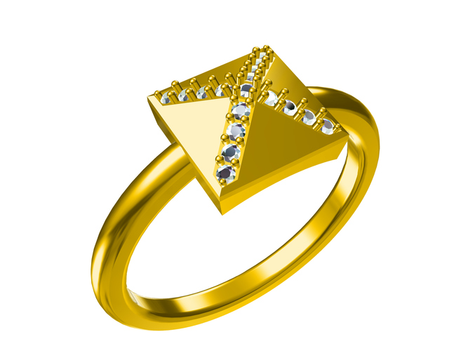 Free !! Wedding Ring 3D CAD Model In STL Format 3D Print 151455