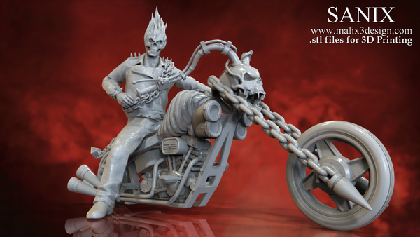 Ghost Rider - 3D Model for 3D Printing