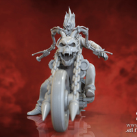 Ghost Rider - 3D Model for 3D Printing - Thumbnail 3