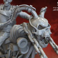 Ghost Rider - 3D Model for 3D Printing - Thumbnail 6