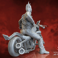 Ghost Rider - 3D Model for 3D Printing - Thumbnail 8