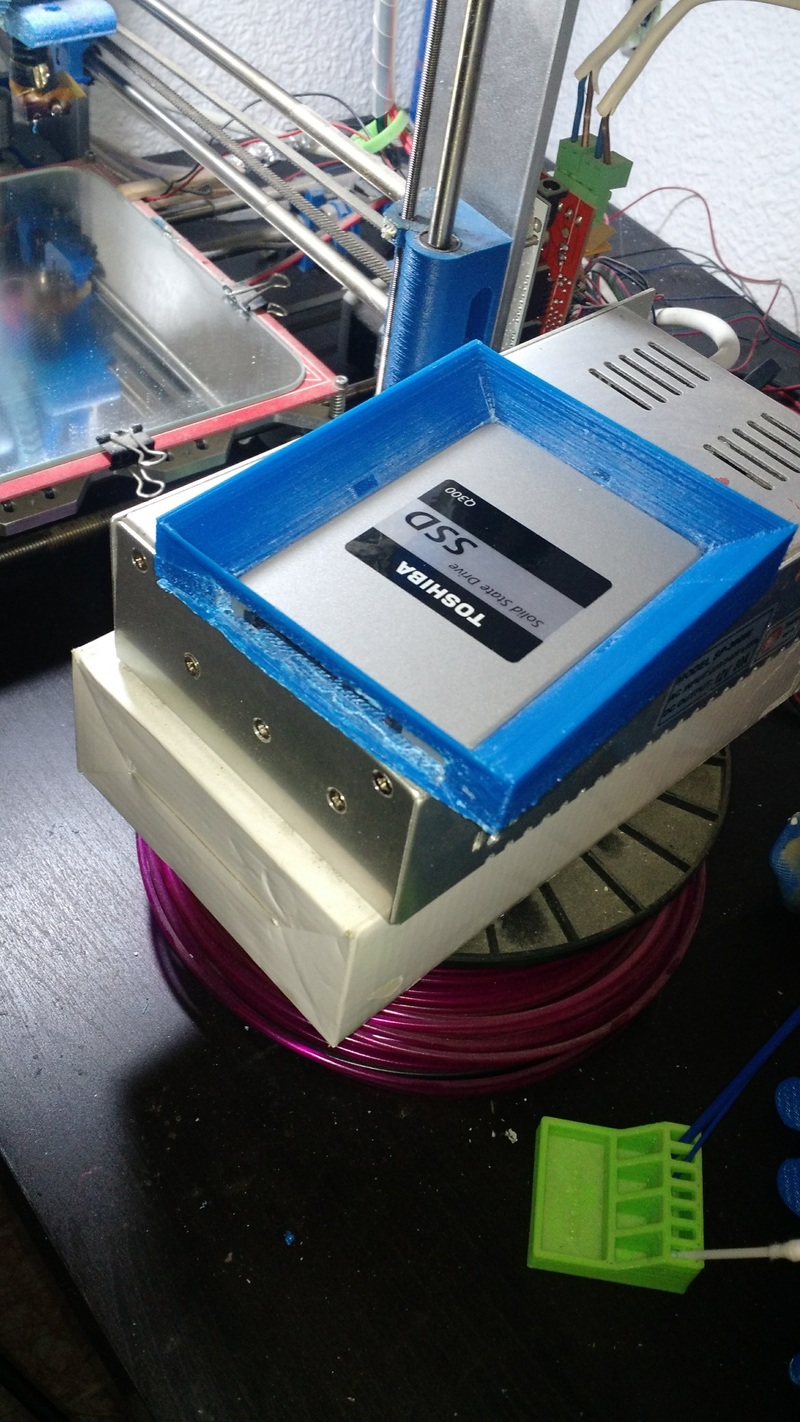 ssd holder adapter to ATX rack