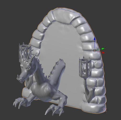 Dragon Book End 3D Print 151657