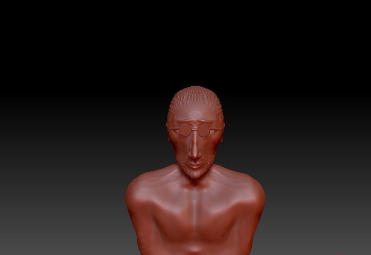 Leon the professional statue bust 3D Print 151704